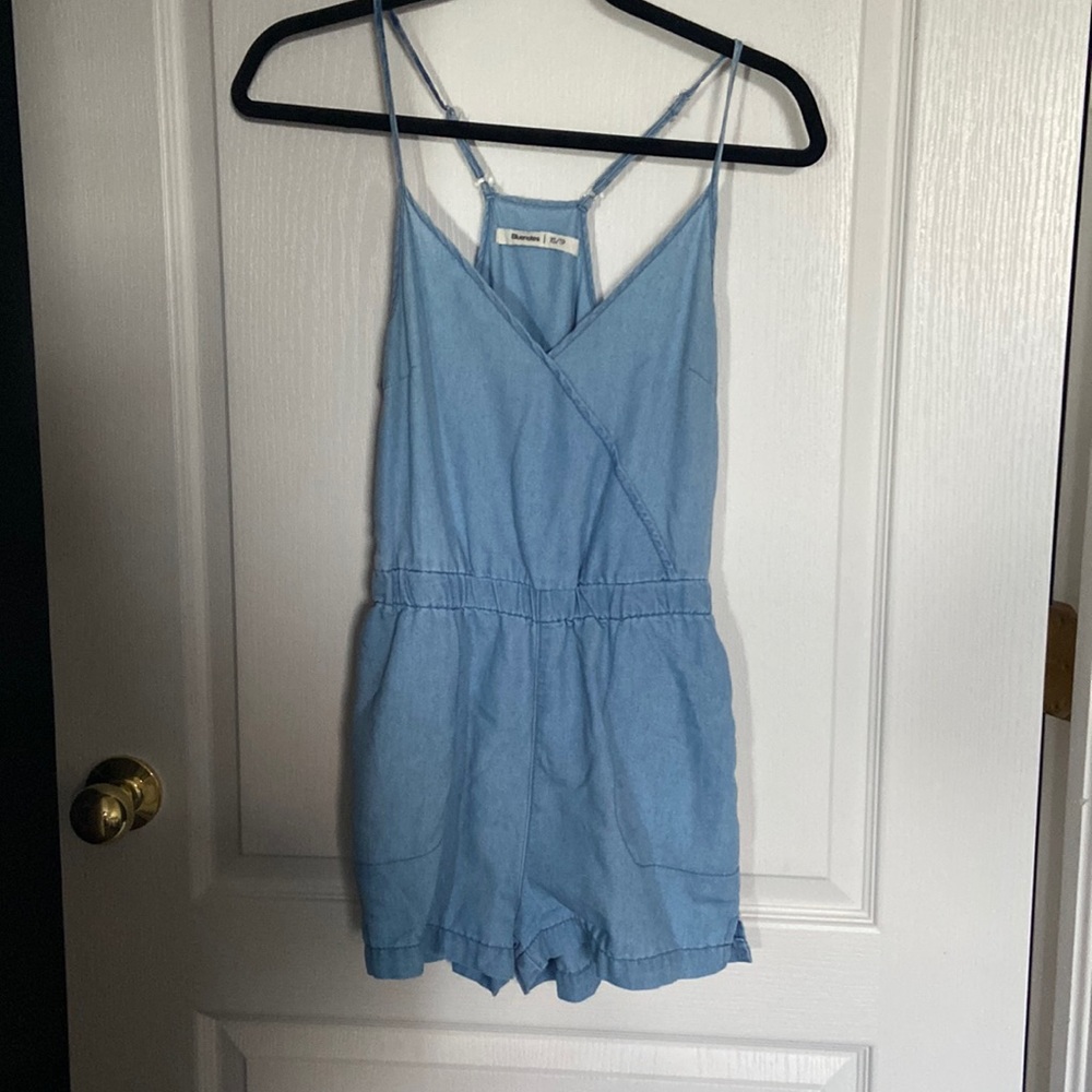 Chambray Romper